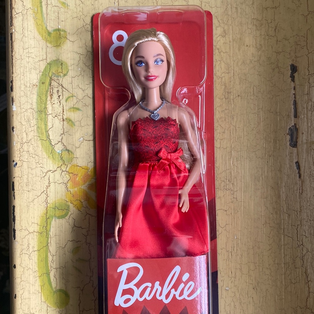 Barbie Mattel 80th Anniversary Ruby Red Celebration Doll